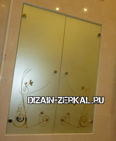 дверцы из зеркала в ванную